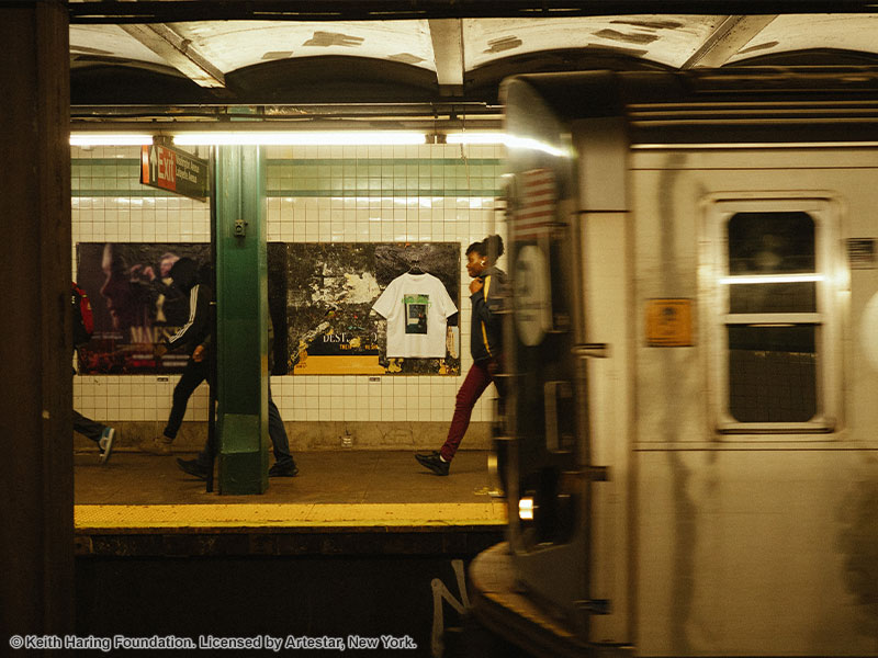 Keith Haring Subway Drawings
