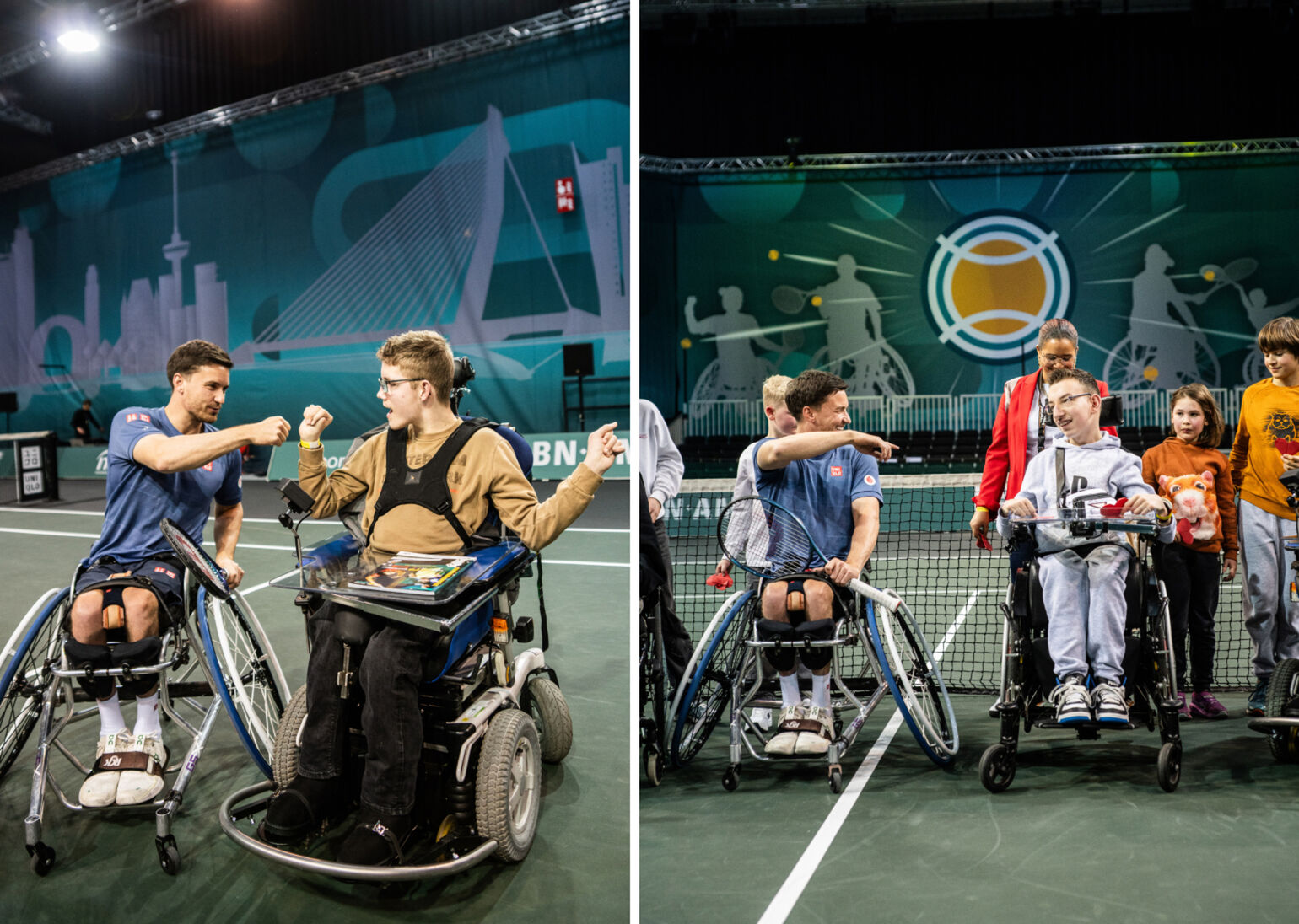 Professional wheelchair tennis player Gordon Reid