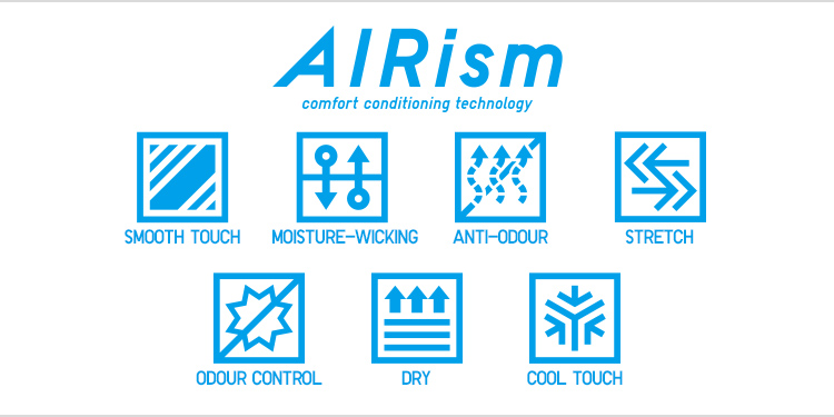 AIRism helps you weather the drop in temperatures during the fall and winter seasons.