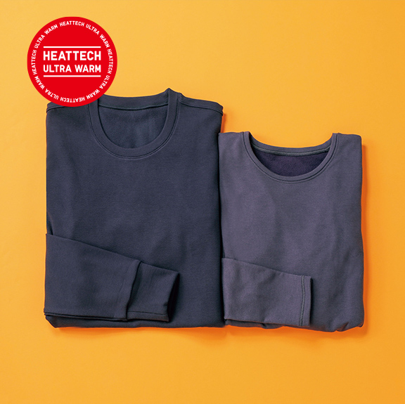 2.25 times warmer than our regular HEATTECH. Thanks to its moderate thickness, it can be worn on its own to brave even the most extreme cold.