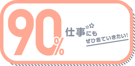 仕事にもぜひ着ていきたい! 90%