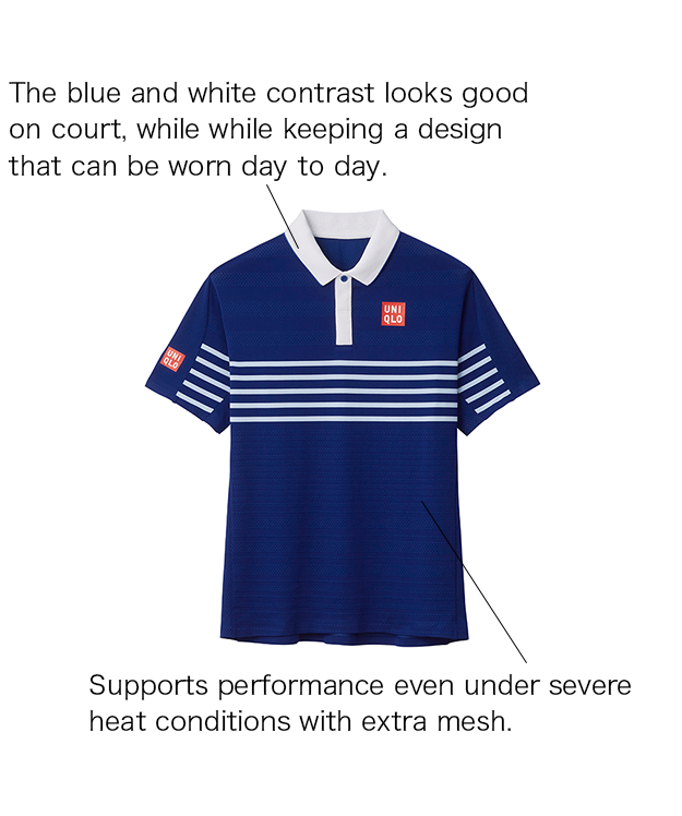 Game-wear worn by Kei Nishikori