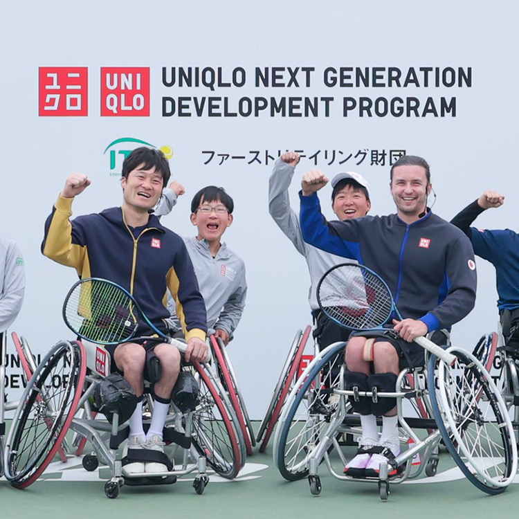 ITF UNIQLO WHEELCHAIR TENNIS CLINIC with Shingo Kunieda & Gordon Reid