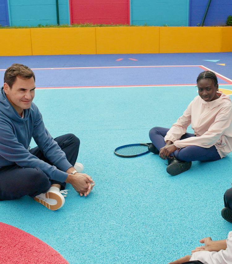 Fête le Mur: de impact van tennis