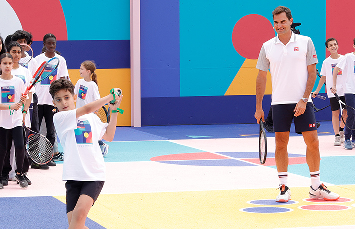 Roger in La Courneuve/Paris: the sky is blue, the future is bright. 