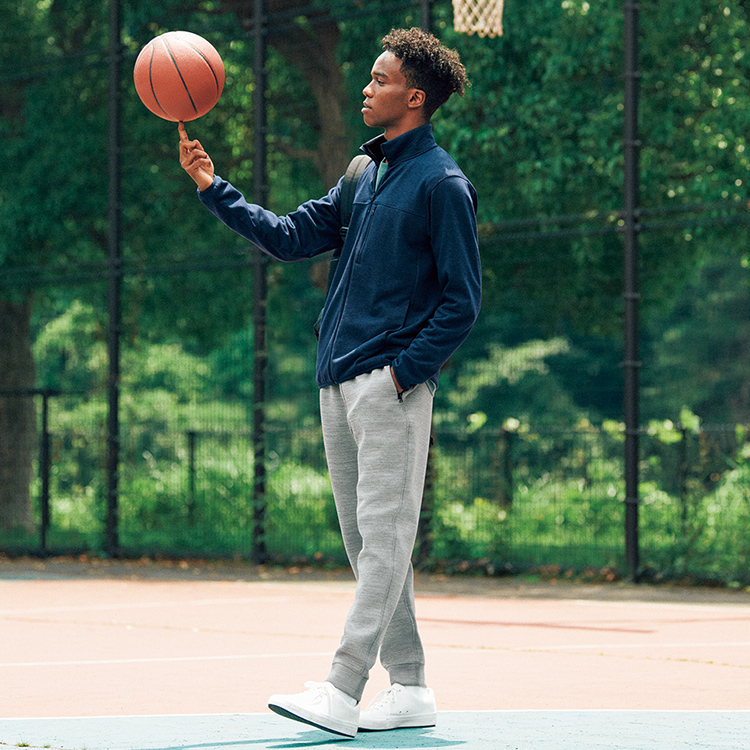 MEN Stretch Fleece Long Sleeve Jacket