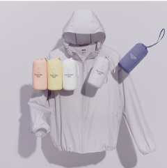 A light, portable parka that cuts UV rays.