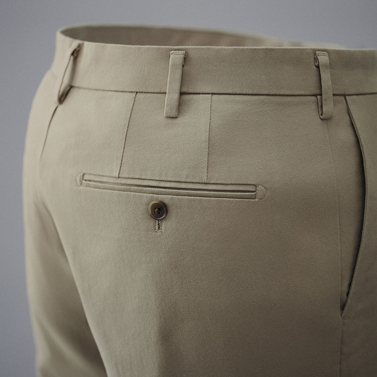 Taking notes from authentic tailoring.