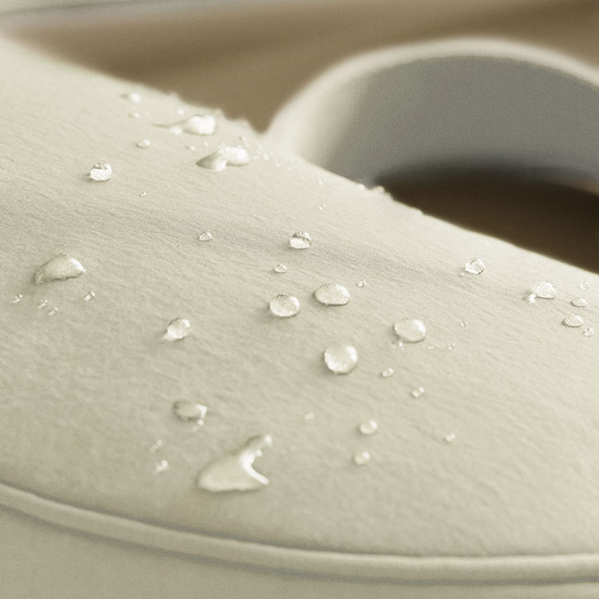 Water-repellent protection for your belongings.