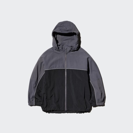 KIDS Pocketable UV Protection Parka | Bicolour