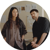 Christophe Lemaire and Sarah-Linh Tran