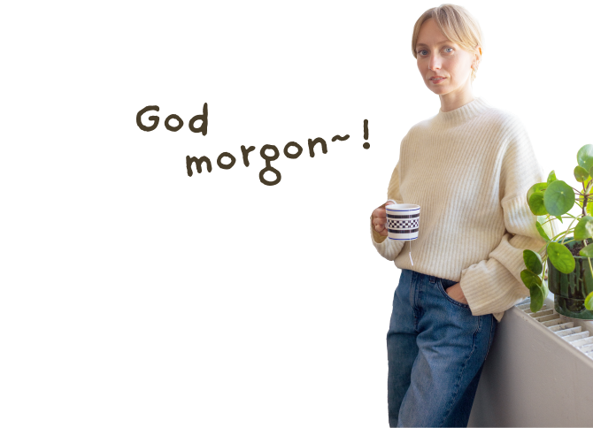 photo of Hanna Peterson say God morgon