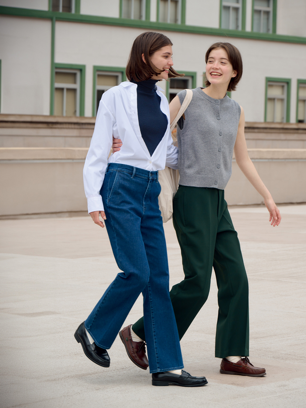 Female models wearing Flare Silhouette