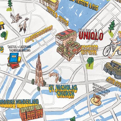 UNIQLO et notre ville : Hambourg