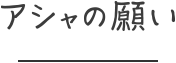 アシャの願い
