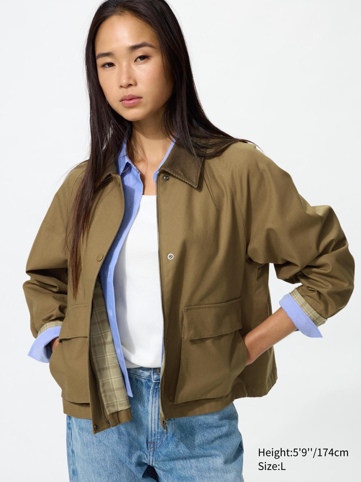 女裝/男女適穿 工裝短版外套