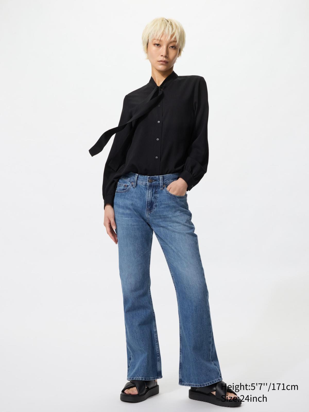 女裝 喇叭牛仔褲