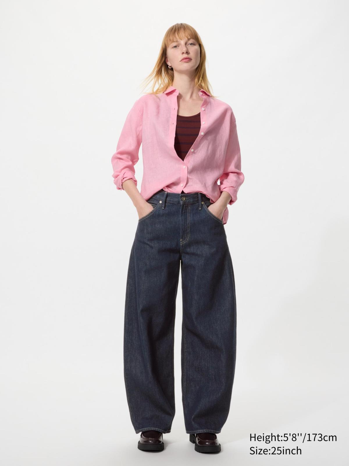 女裝/男女適穿 繭型牛仔褲