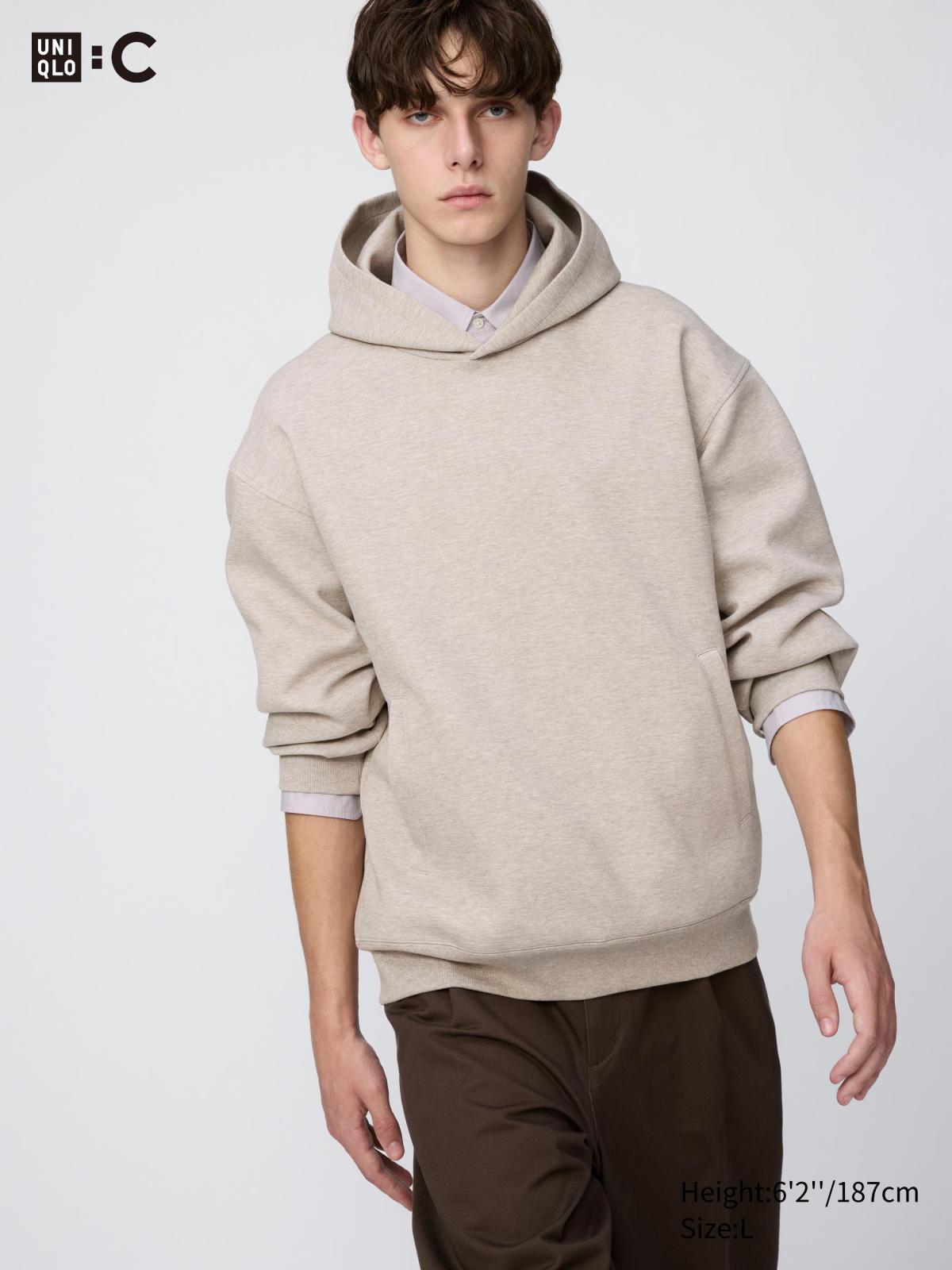 男裝/男女適穿 寬版休閒連帽上衣(長袖)