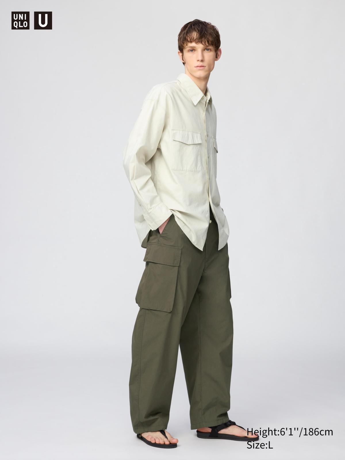 男裝/男女適穿 寬版工裝長褲