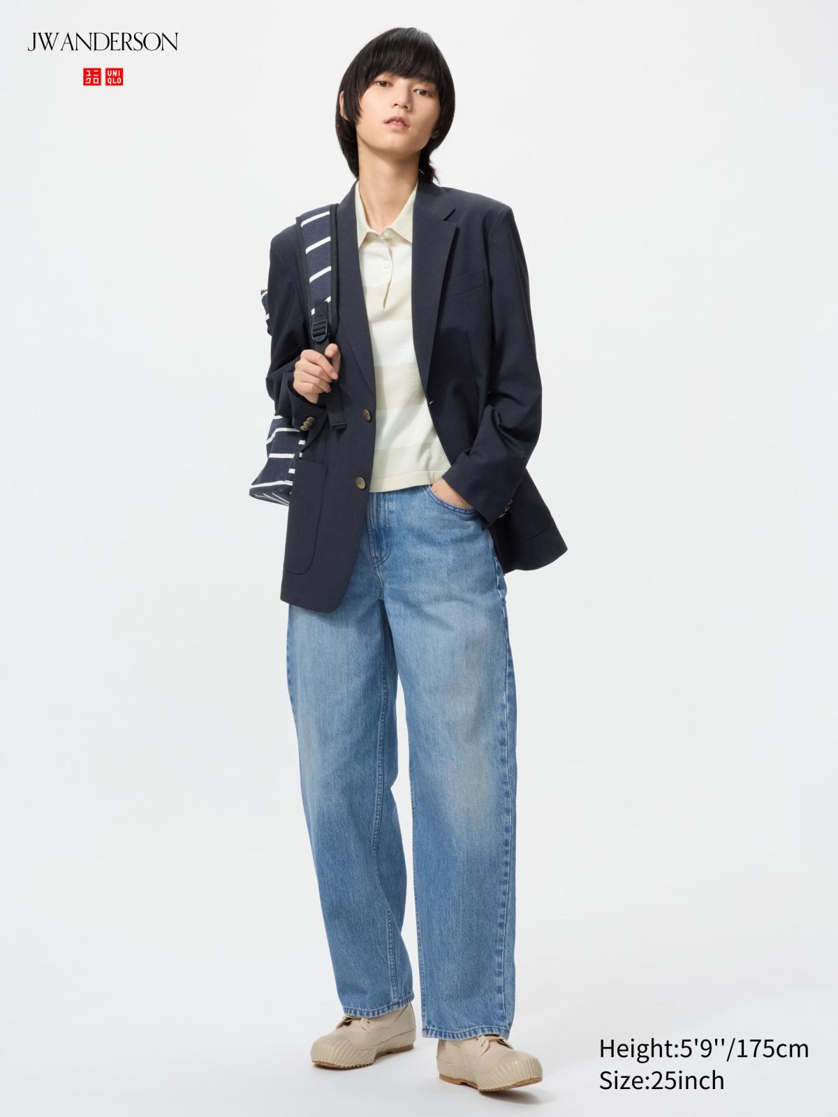 女裝 寬版牛仔褲