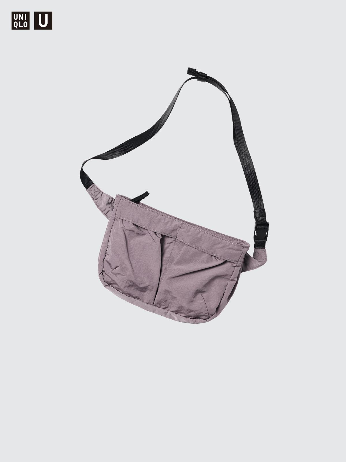 男女適用 可收納斜背小包