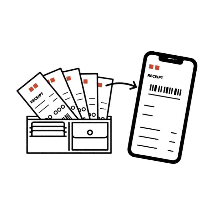 Electronic receipts