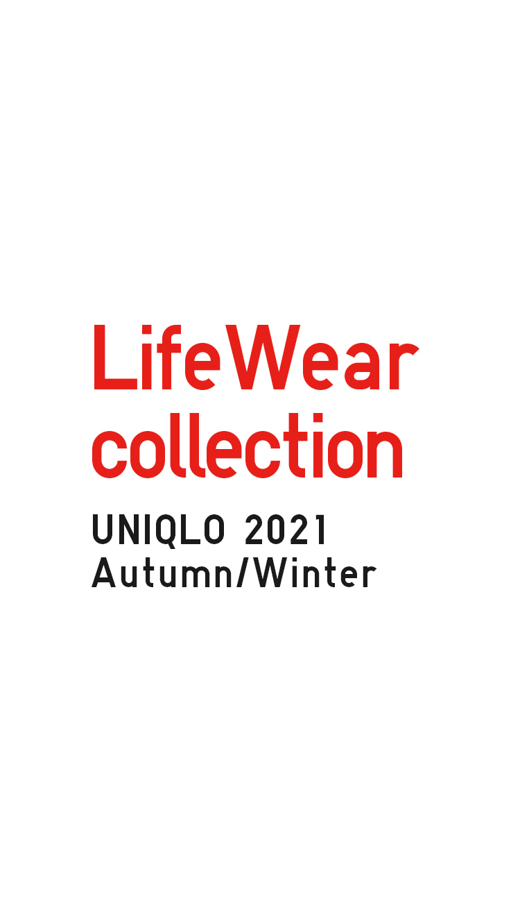 LifeWear collection UNIQLO 2021 FALL/WINTER