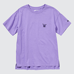 Sanrio Characters: Kuromi & My Melody UT (Short-Sleeve Graphic Tunic)