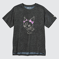 Sanrio Characters: Kuromi & My Melody UT (Short-Sleeve Graphic Tunic)