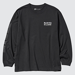 Chainsaw Man × Kosuke Kawamura UT (Oversized Long-Sleeve Graphic T-Shirt) (Pochita)